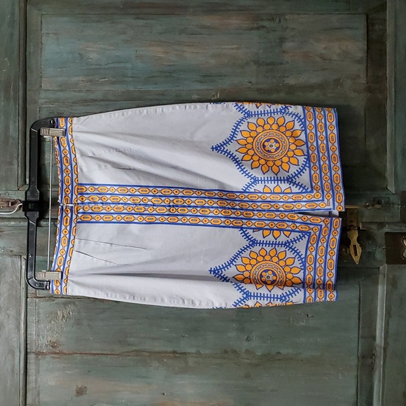 Anthropologie Plenty By Tracy Reese Presses Lutea Pencil Skirt, Size 8 - Picture 3 of 9